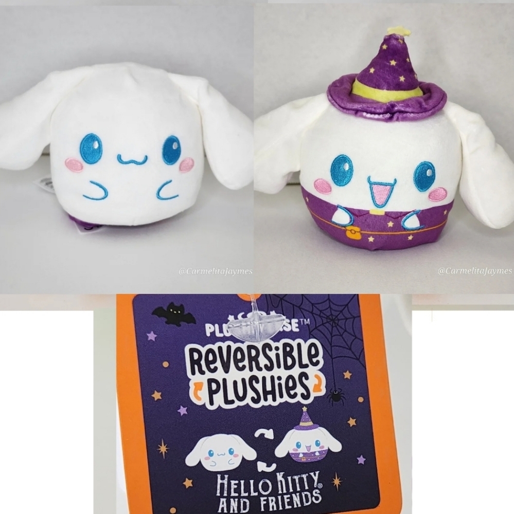 🎃 CINNAMOROLL 🪄 Plushiverse Reversible Plushies HK & Friends Sanrio TeeTurtle